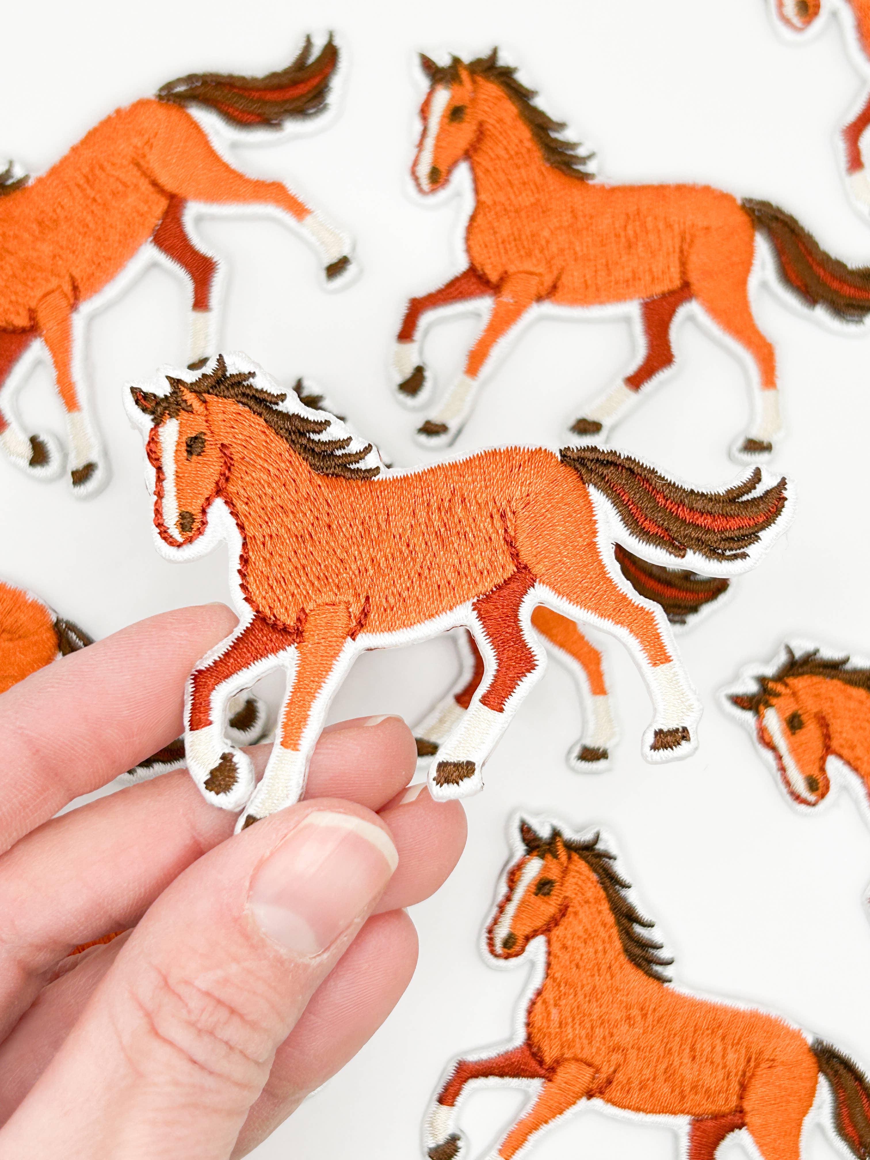 Horse Embroidered Patch – Western Patch, Equestrian Patch