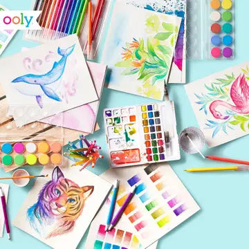 Chroma Blends Watercolor Brush Markers- Set of 18 image 3