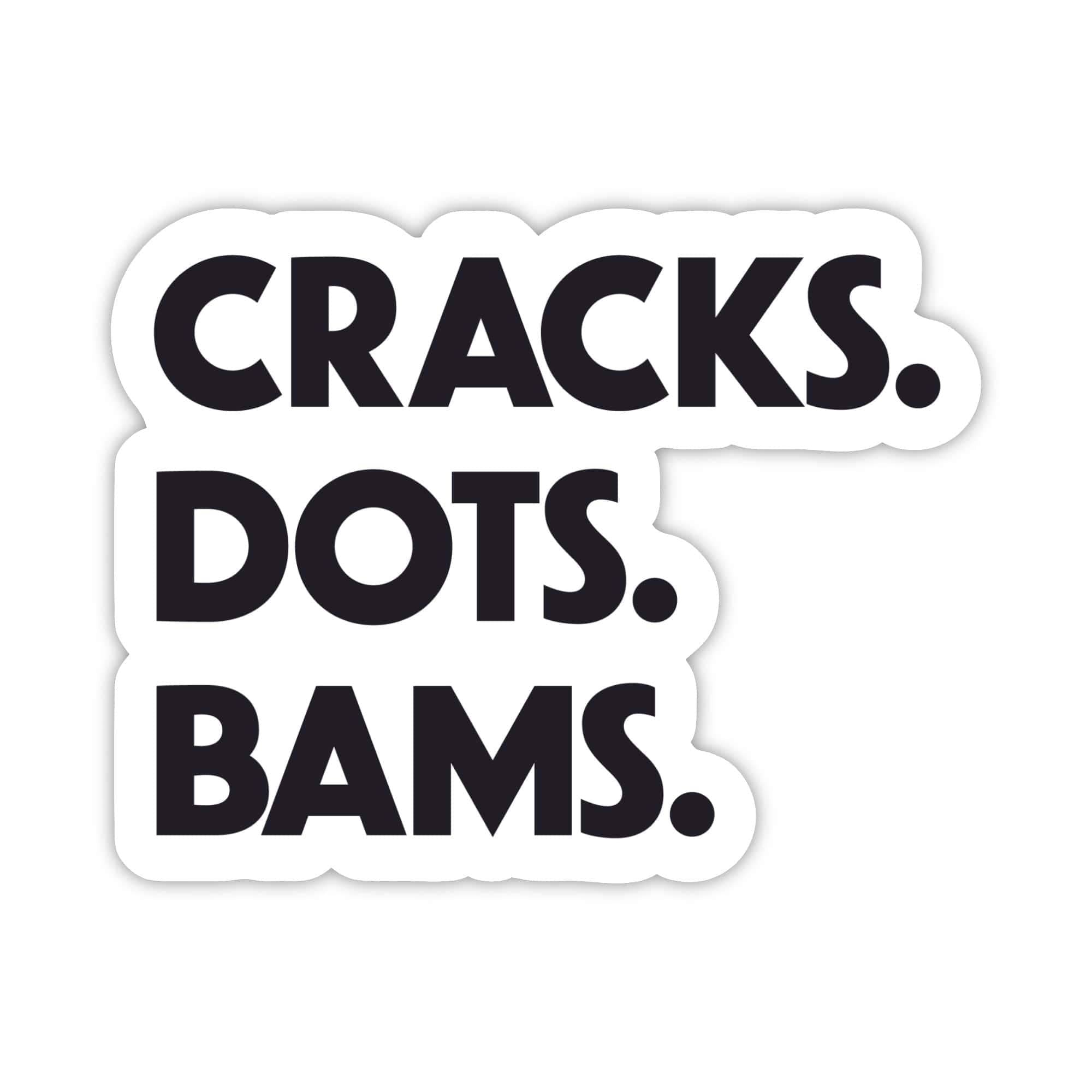 Cracks Dots Bams Mahjong Sticker