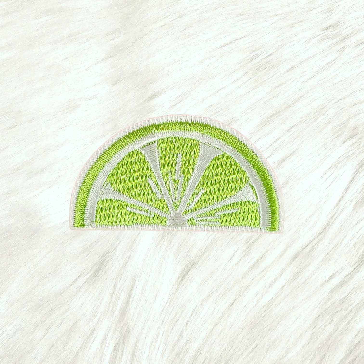 Lime Wedge Beer Cocktail Drink Embroidery On Patch