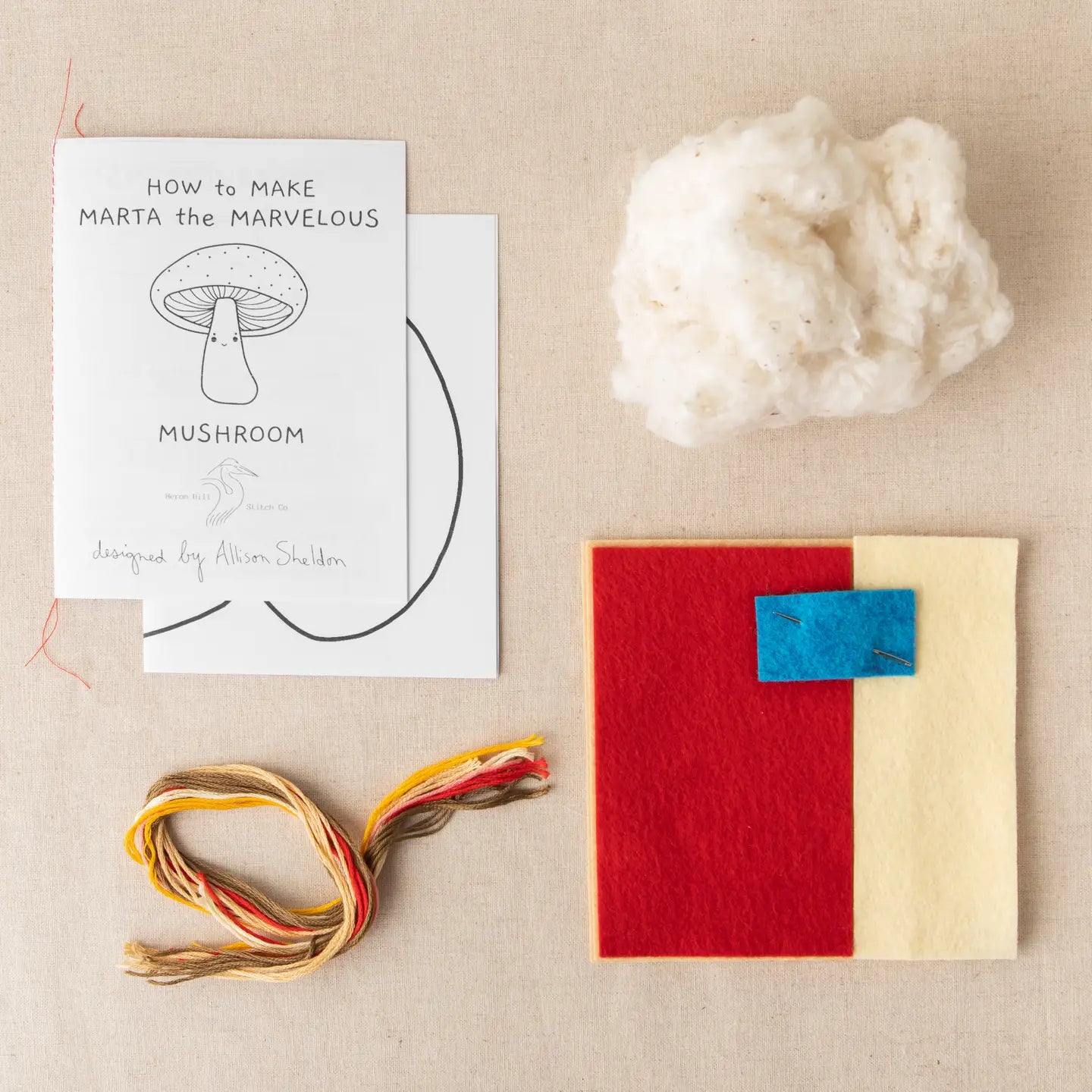 Marta the Marvelous Mushroom - Diy Craft Kit image 2