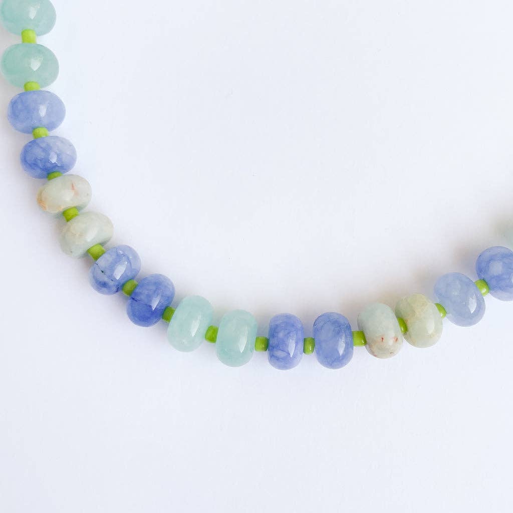 The Capri Beaded Charm Necklace