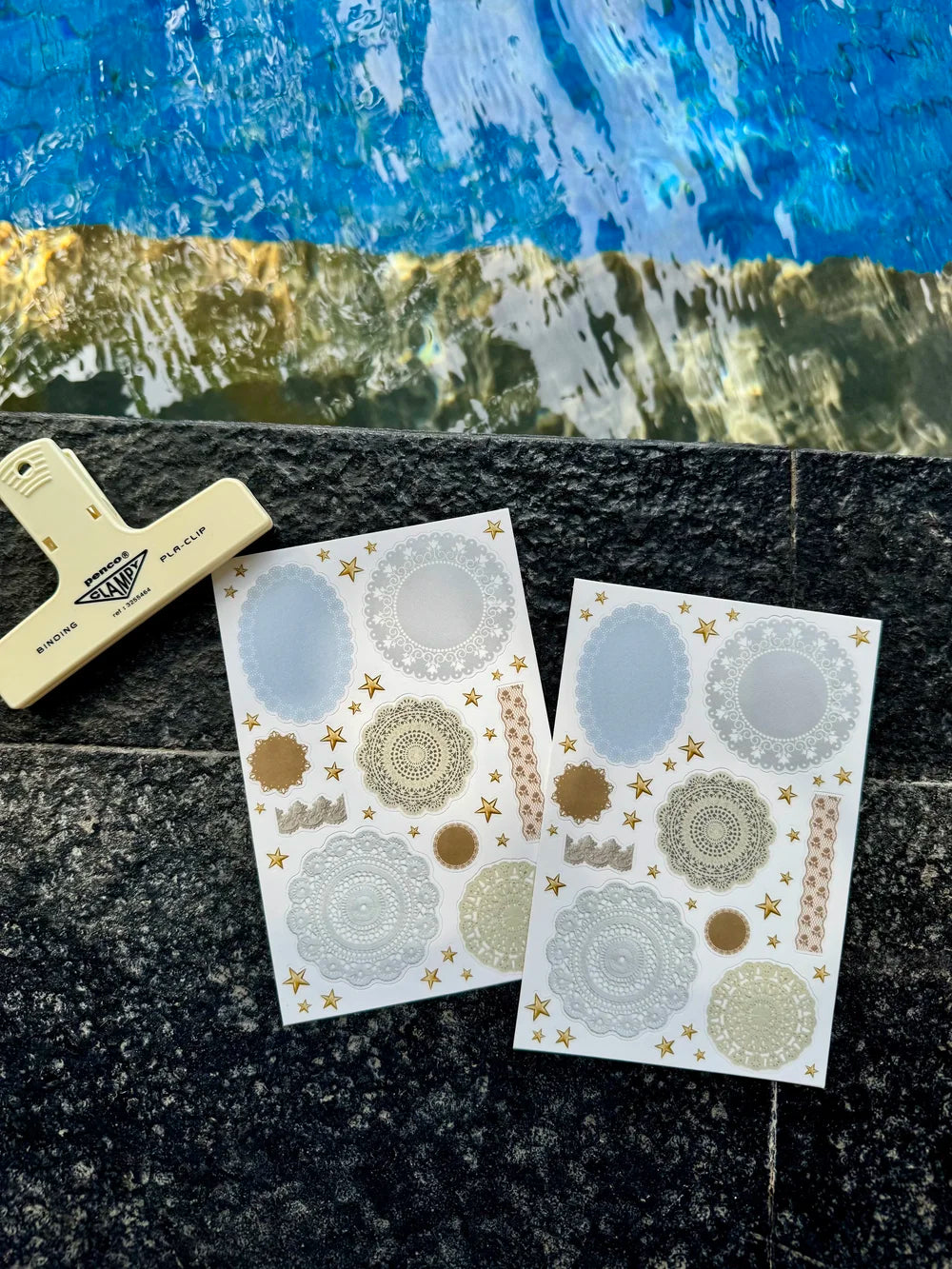 Doily sticker sheet - Crafty Girl Living image 0