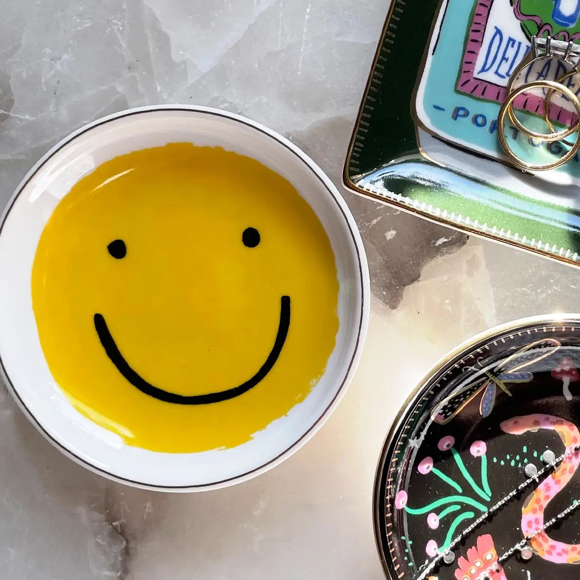 Smiley Trinket Dish image 1