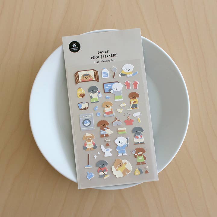 Daily Deco Stickers Sautelier Design Cleaning Day image 0