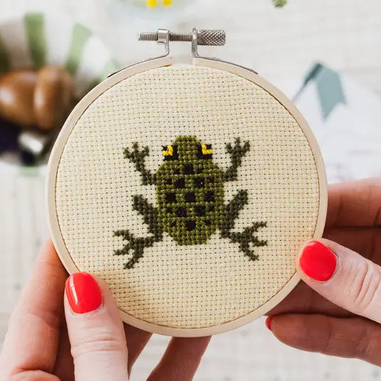 Frog Cross Stitch Kit image 2