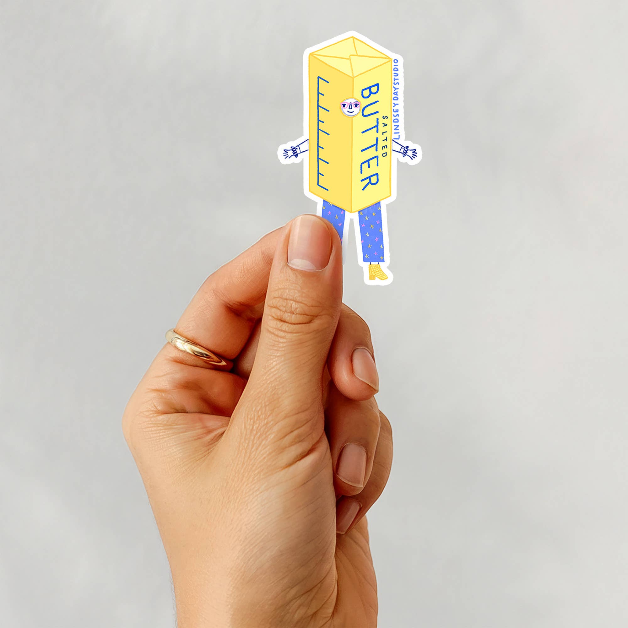 Butter Barb Sticker, Funny Sticker, Food Sticker