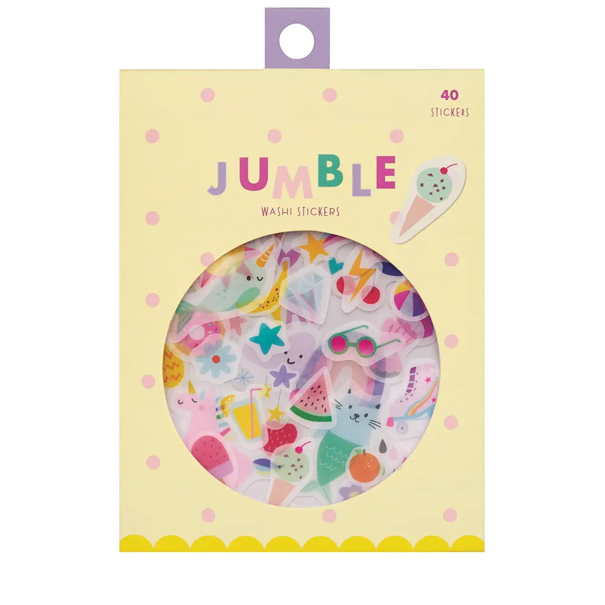 Magical Day Jumble Washi Stickers image 0