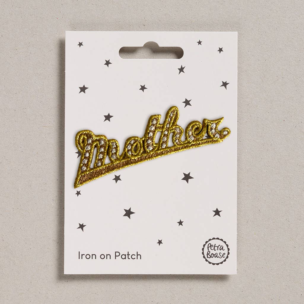 Mother Iron-On Embroidered Patch
