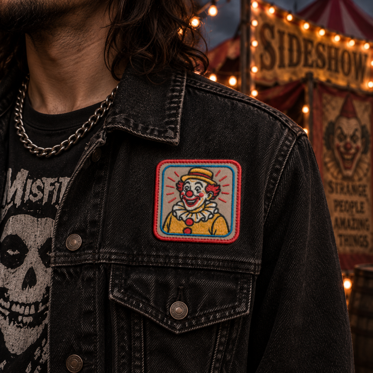 Patch - Circus Classic Clown Carnival Freak Show 3"