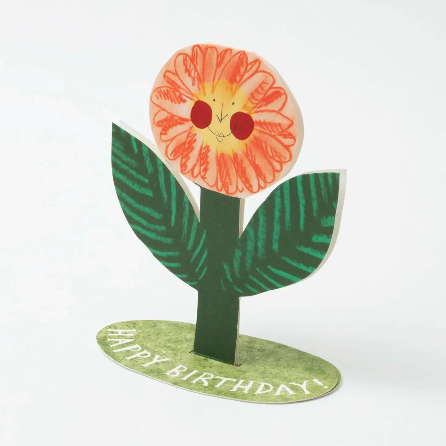 Happy Birthday Flower Stand-Up Card image 1