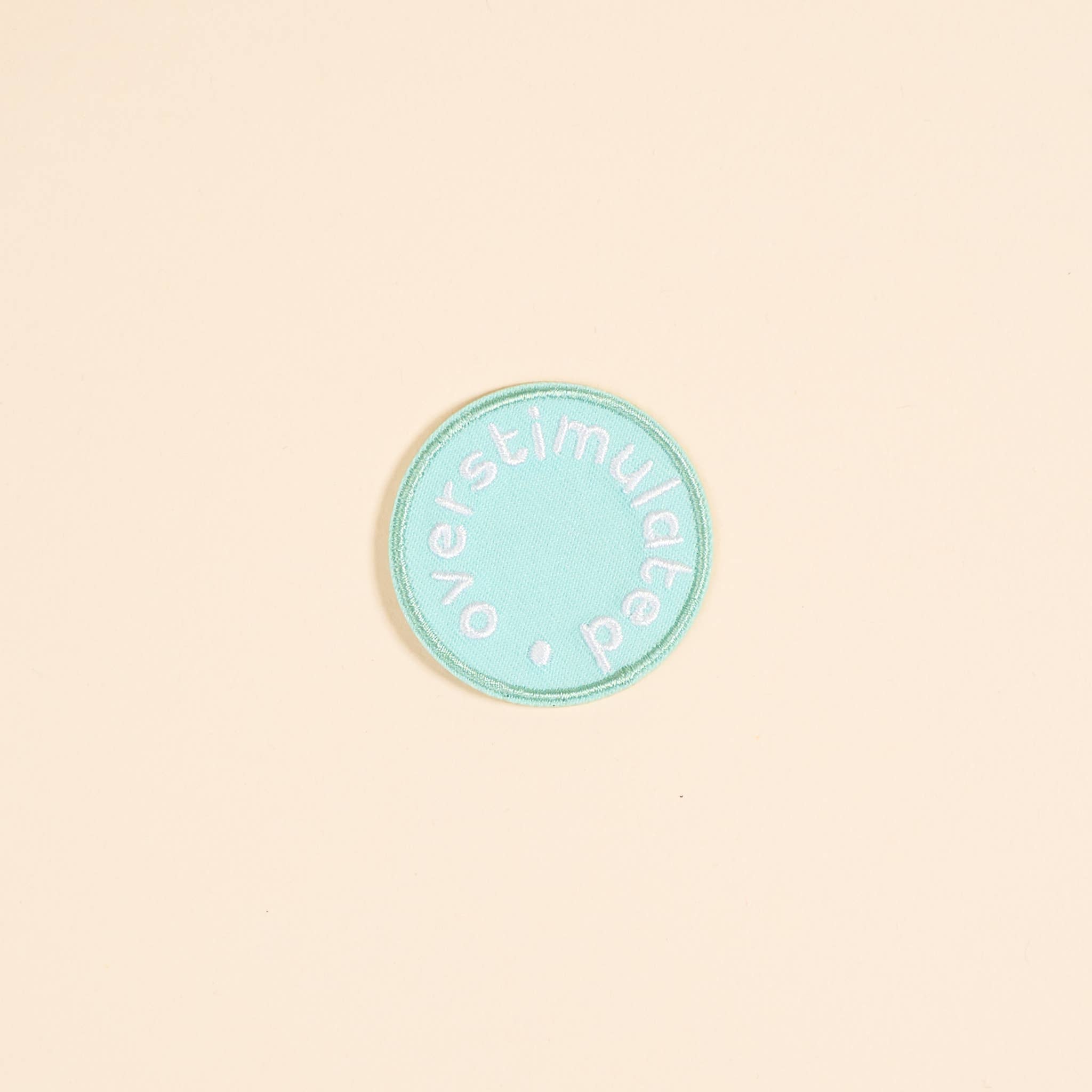 Mix & Match Iron-On Patch–Overstimulated