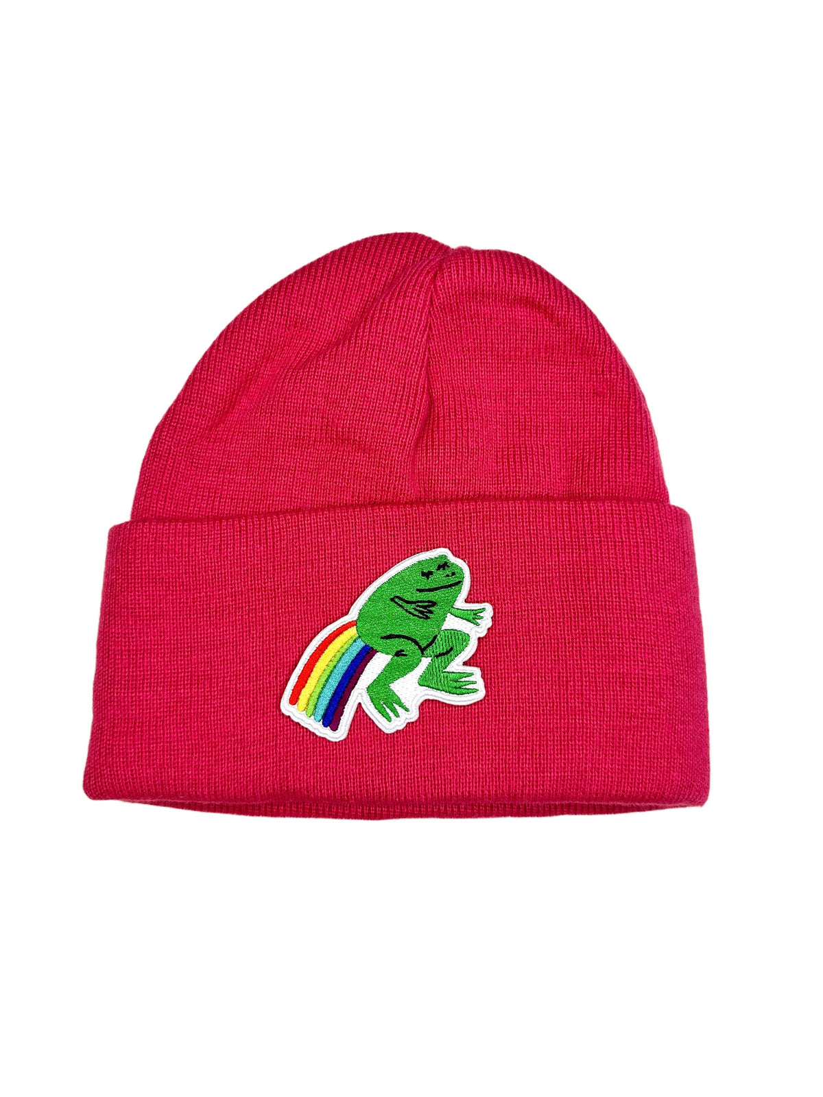 Rainbow Frog Embroidered Patch