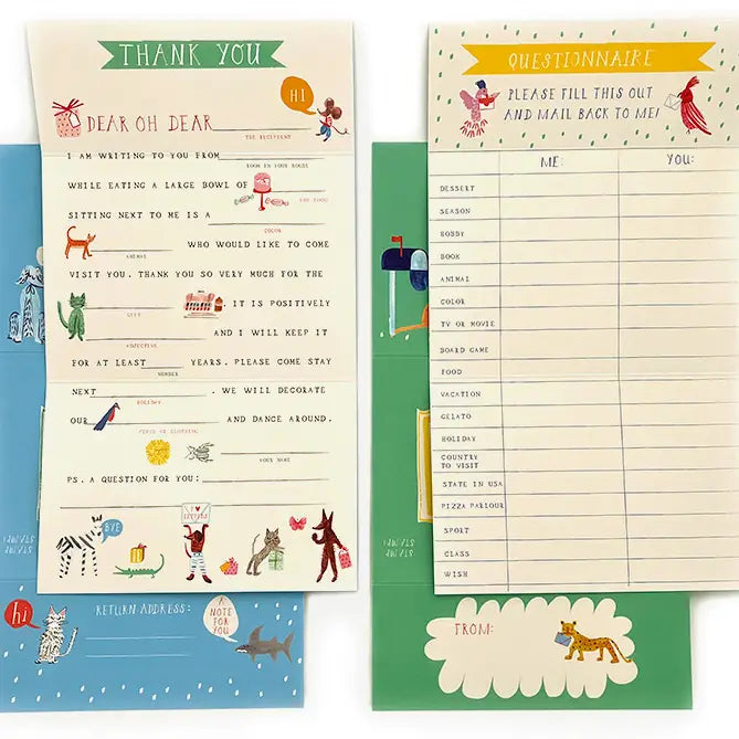 Animal Menagerie Stationery Kit image 2