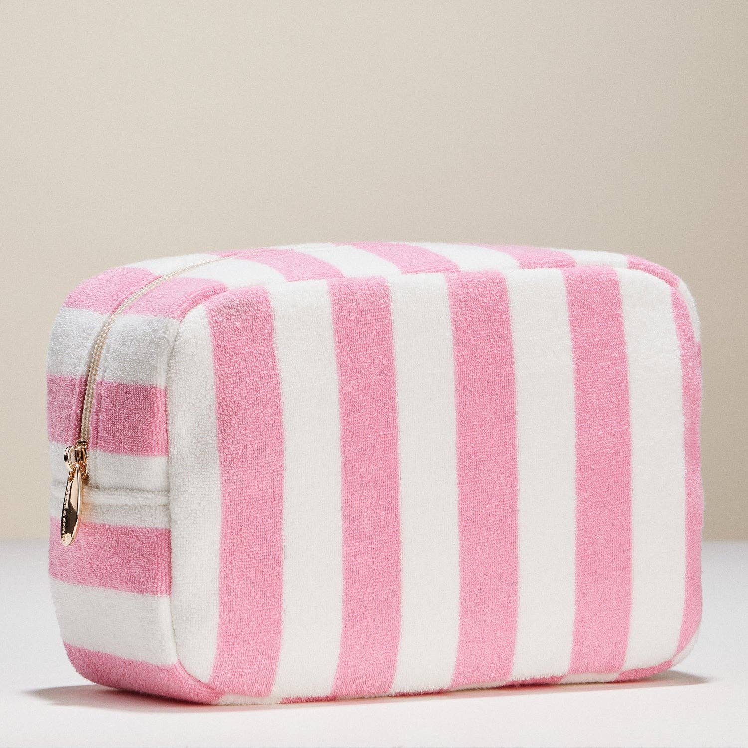 Striped Terry Fabric | Travel Pouch