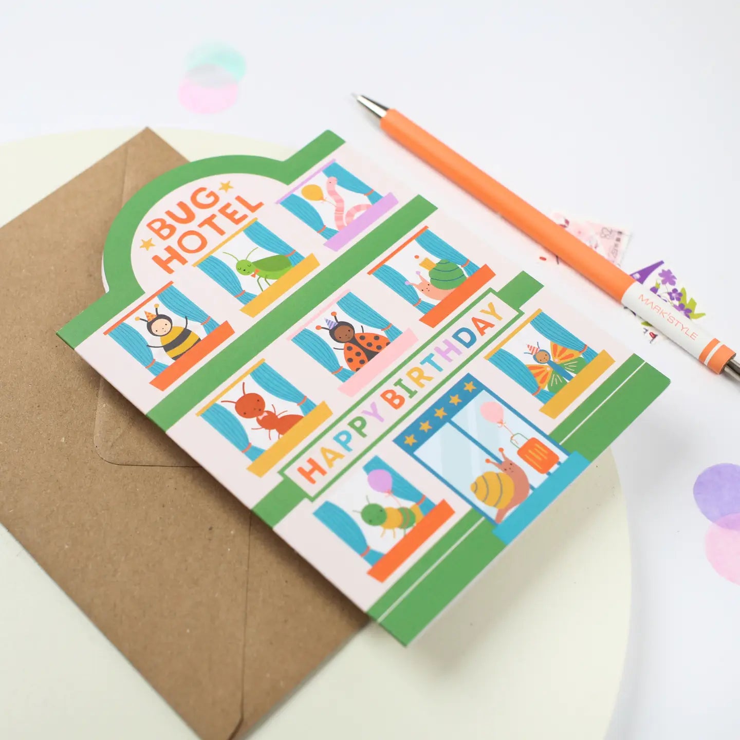 Bug Hotel Children's Birthday Card image 1