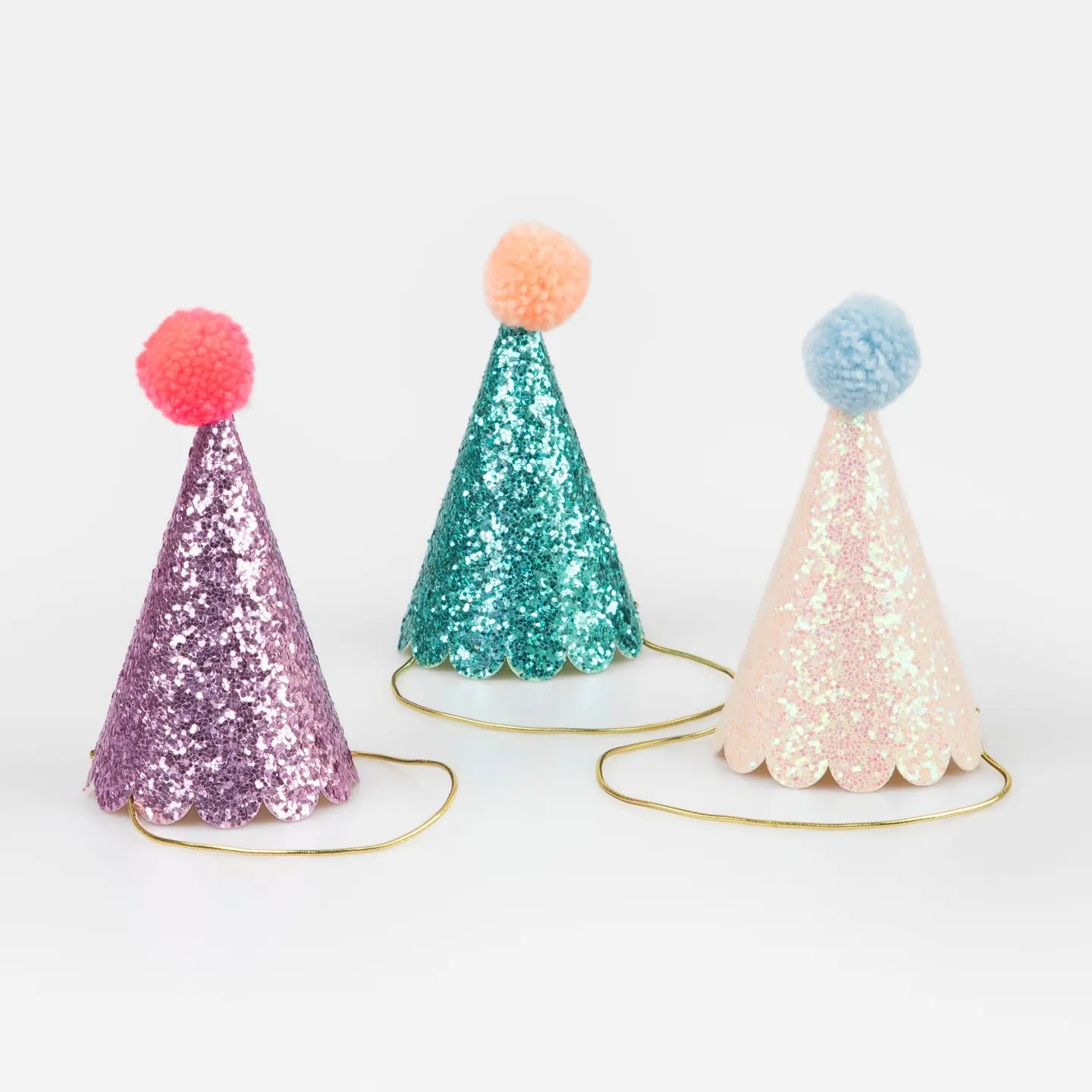 Glitter Mini Party Hats image 1