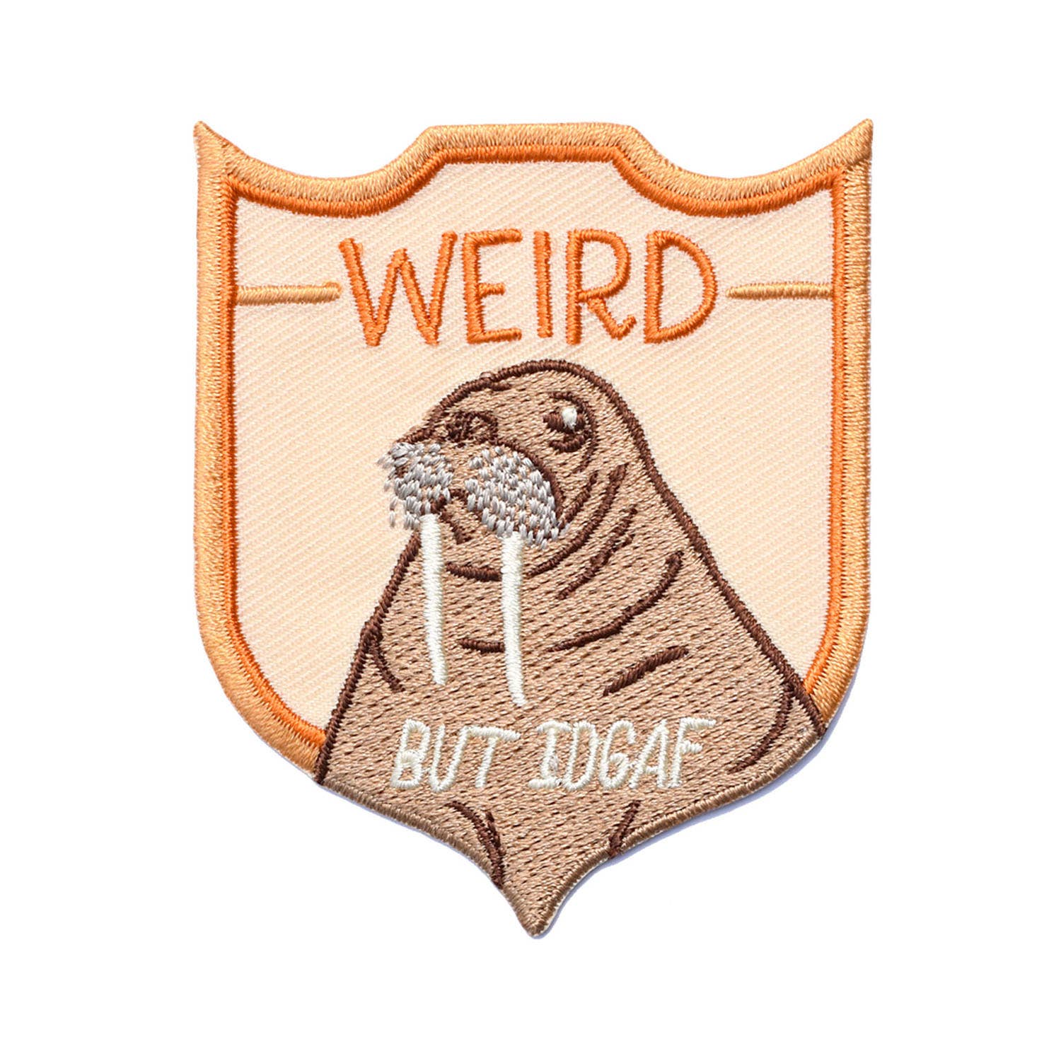 Weird But IDGAF Walrus Patch