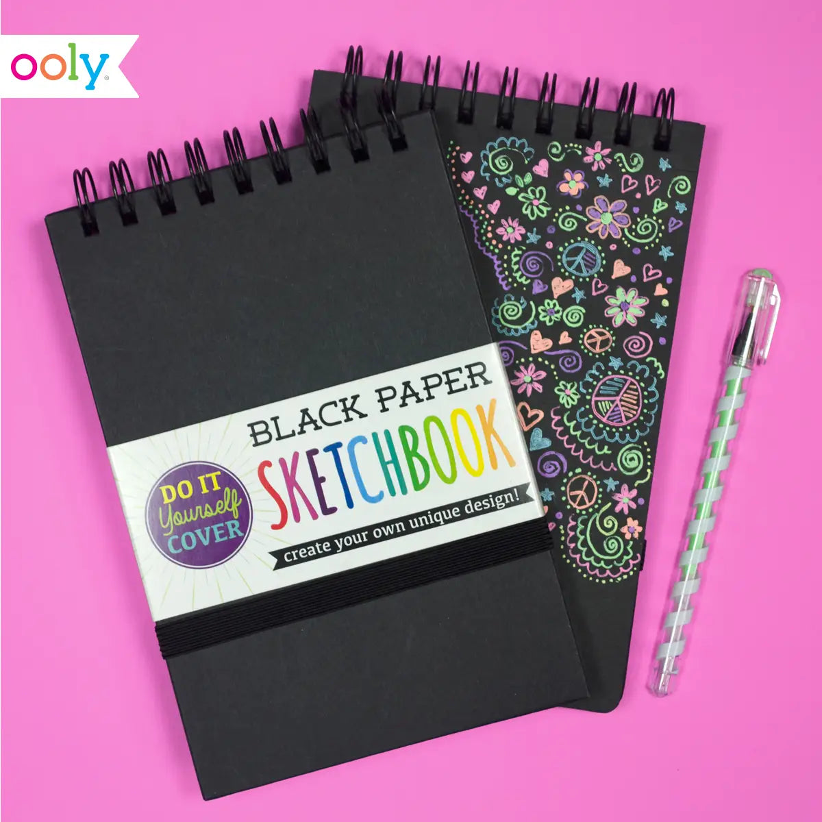 D.I.Y. Cover Sketchbook - Black Paper image 2