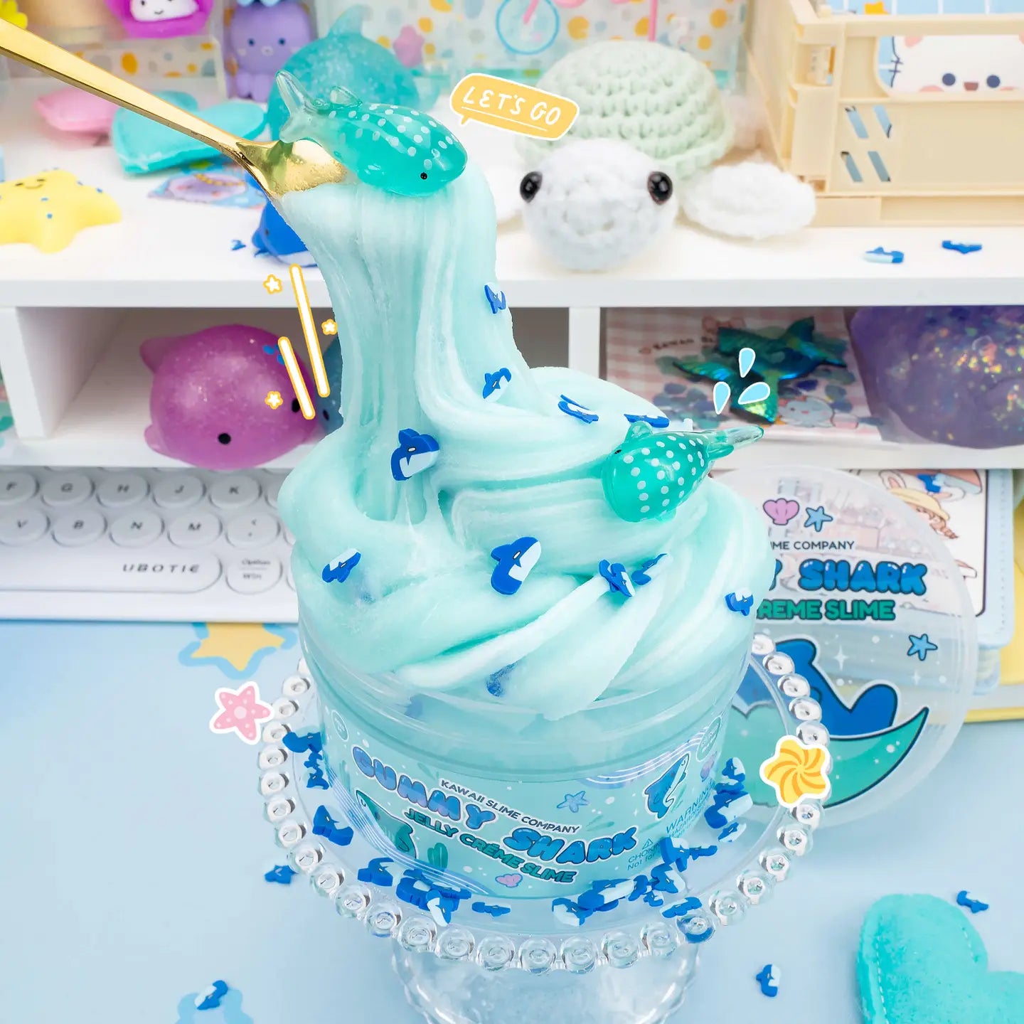 Gummy Shark Jelly Creme Slime image 2