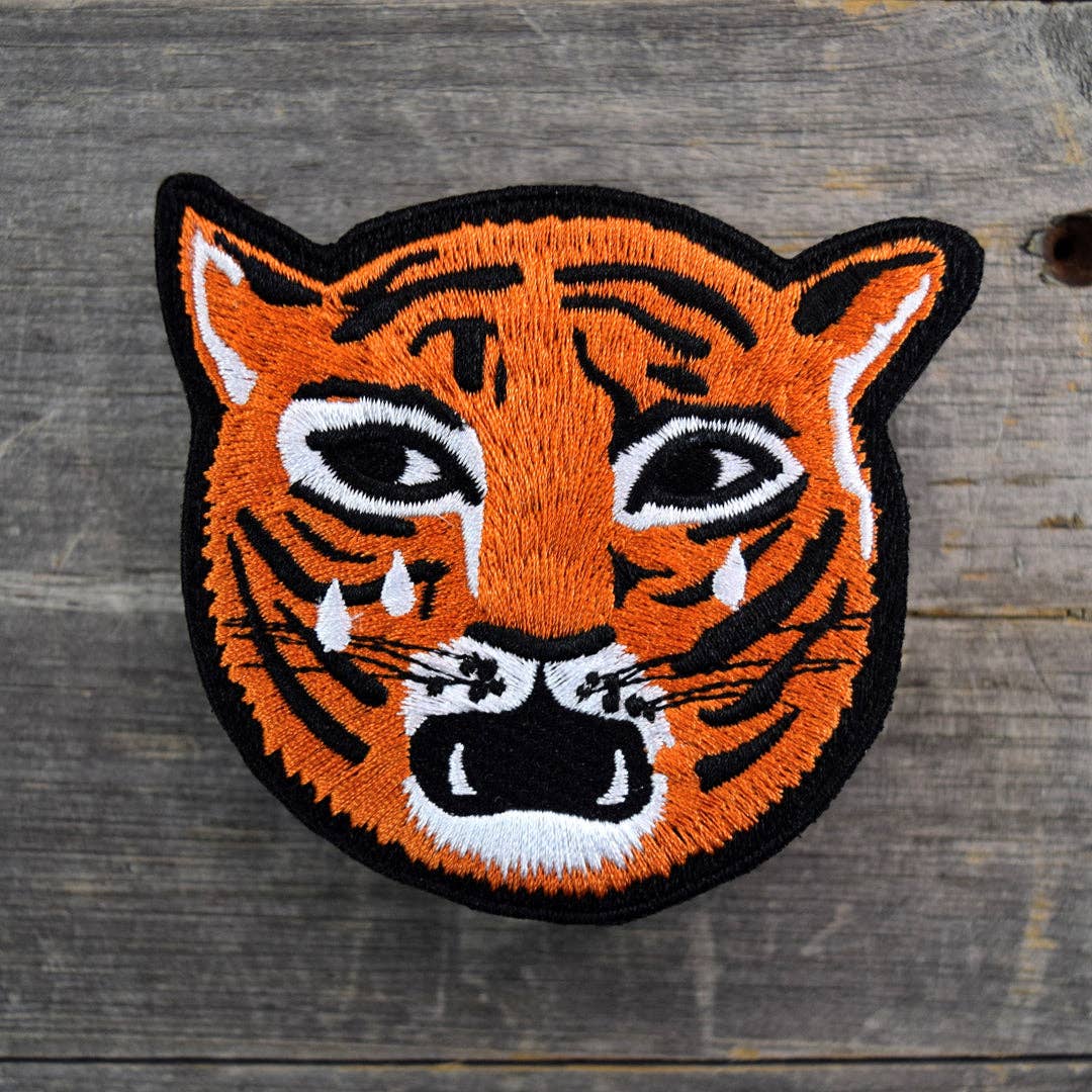 Crying Tiger Embroidered Patch