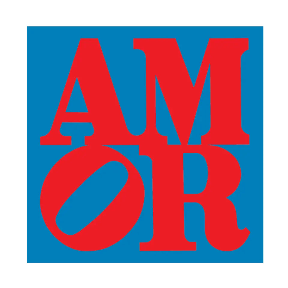Amor By Robert Indiana (Valentines) - Die-Cut Sticker image 0