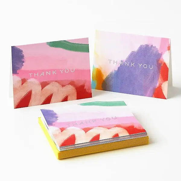 Abstract Foil Thank You Card Set image 0