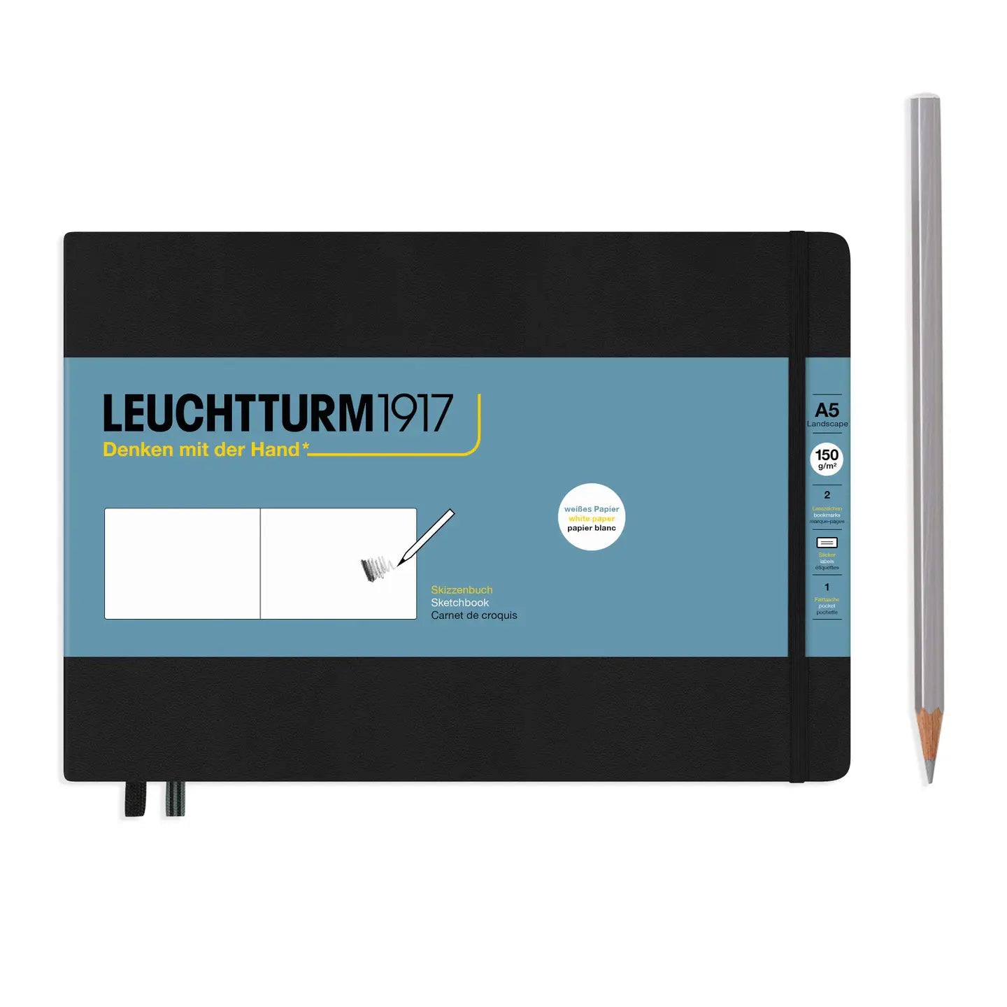 Leuchtturm 1917 Sketchbooks Plain 150g image 1