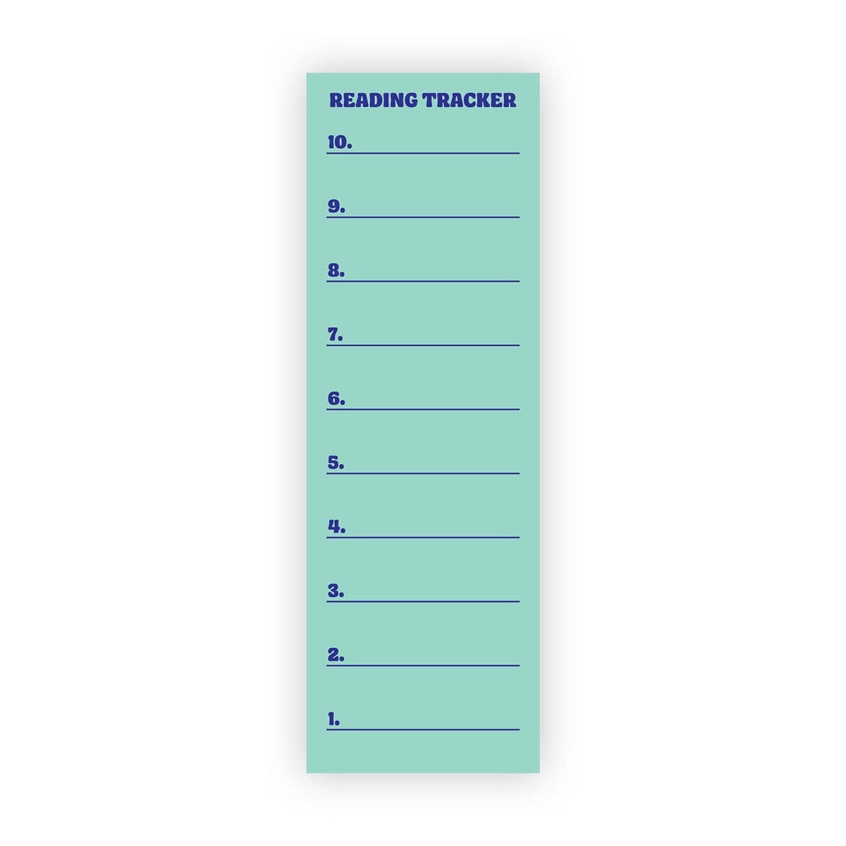 Curious Cats Reading Tracker Bookmark