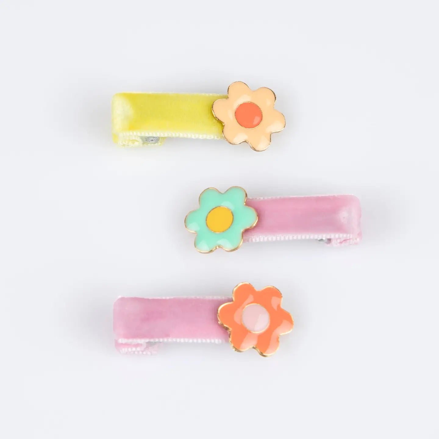 Enamel Daisy Hair Clips image 4