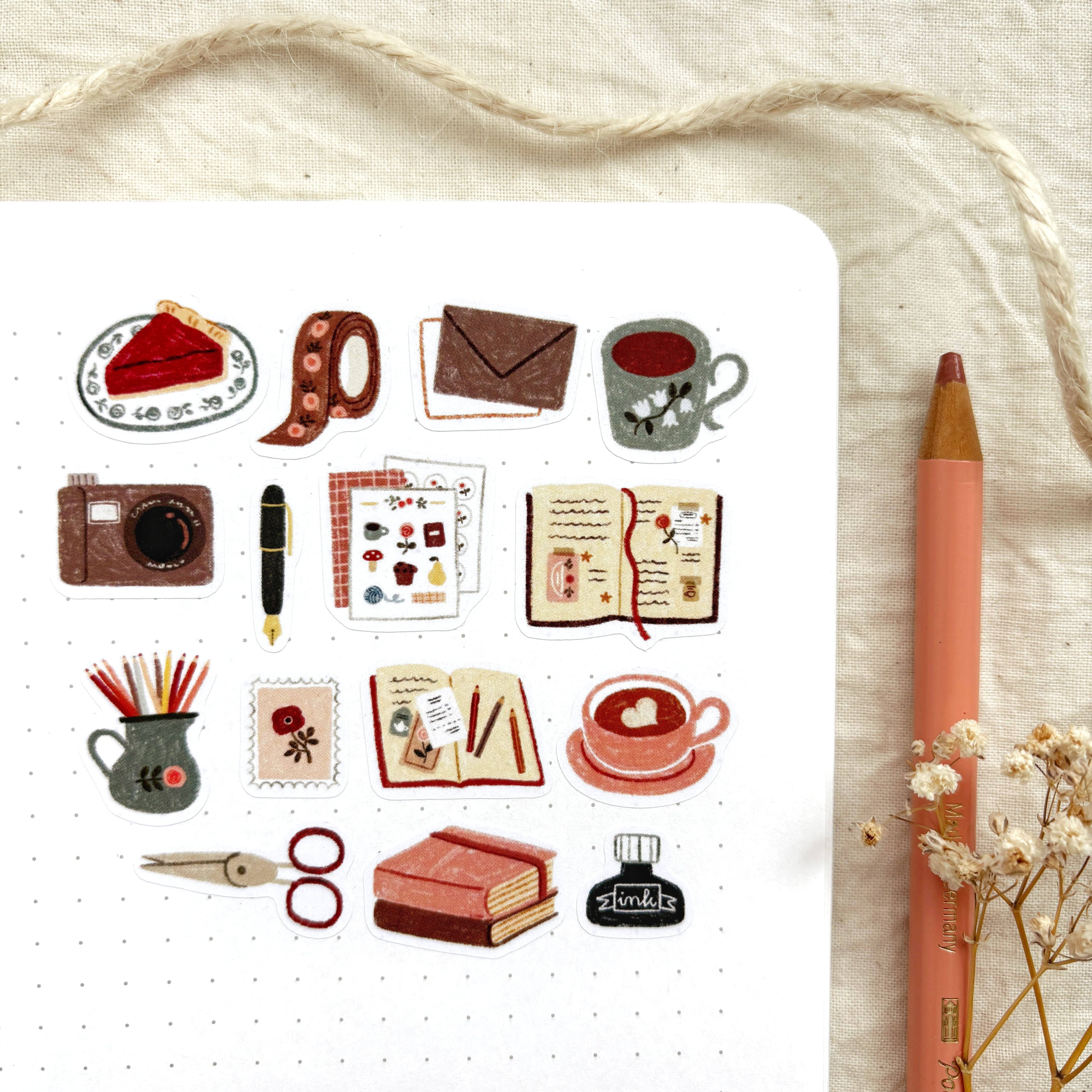 Cozy Journaling - Planner & Journal Stickers |A6 Matte Paper