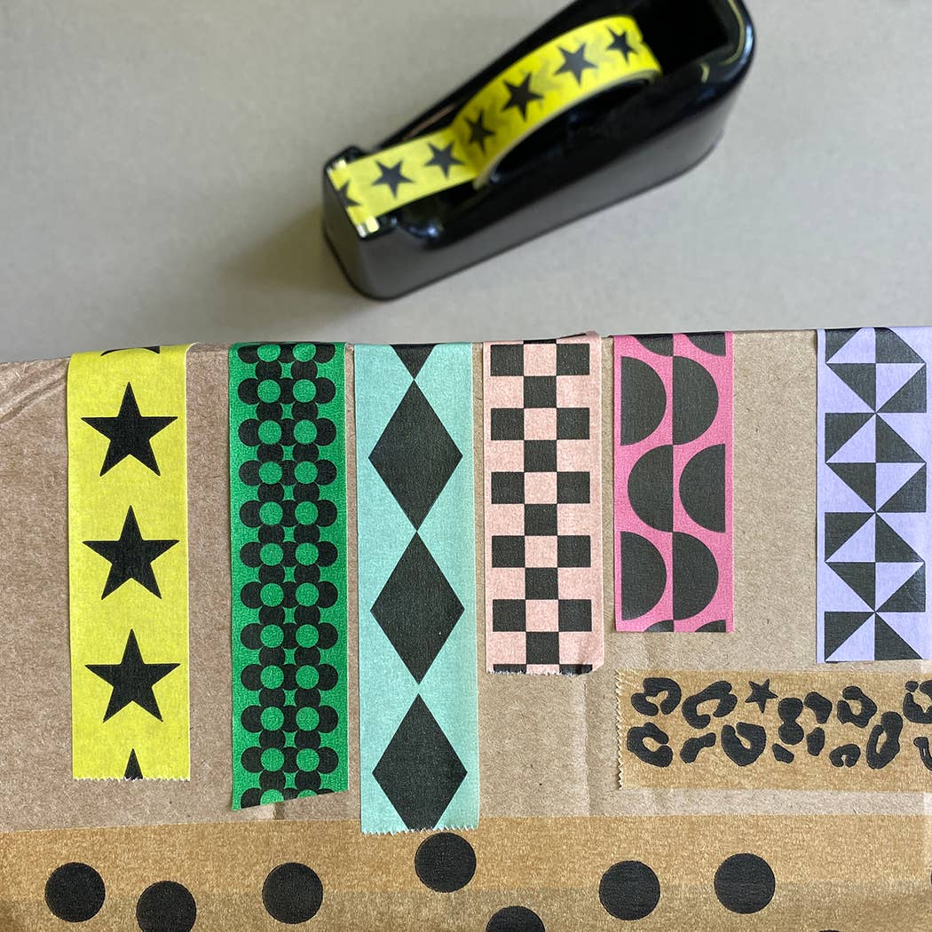 Eco Paper Adhesive Tape | 50m | Yellow Star