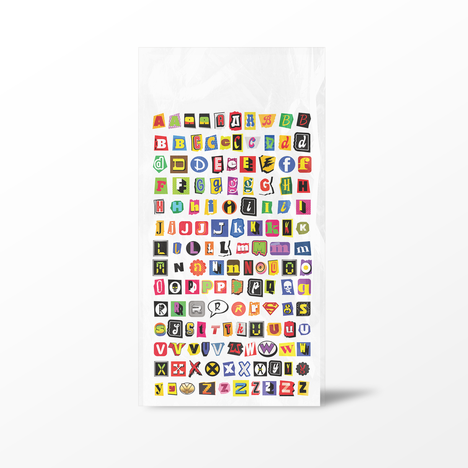 Letters Sticker Sheets