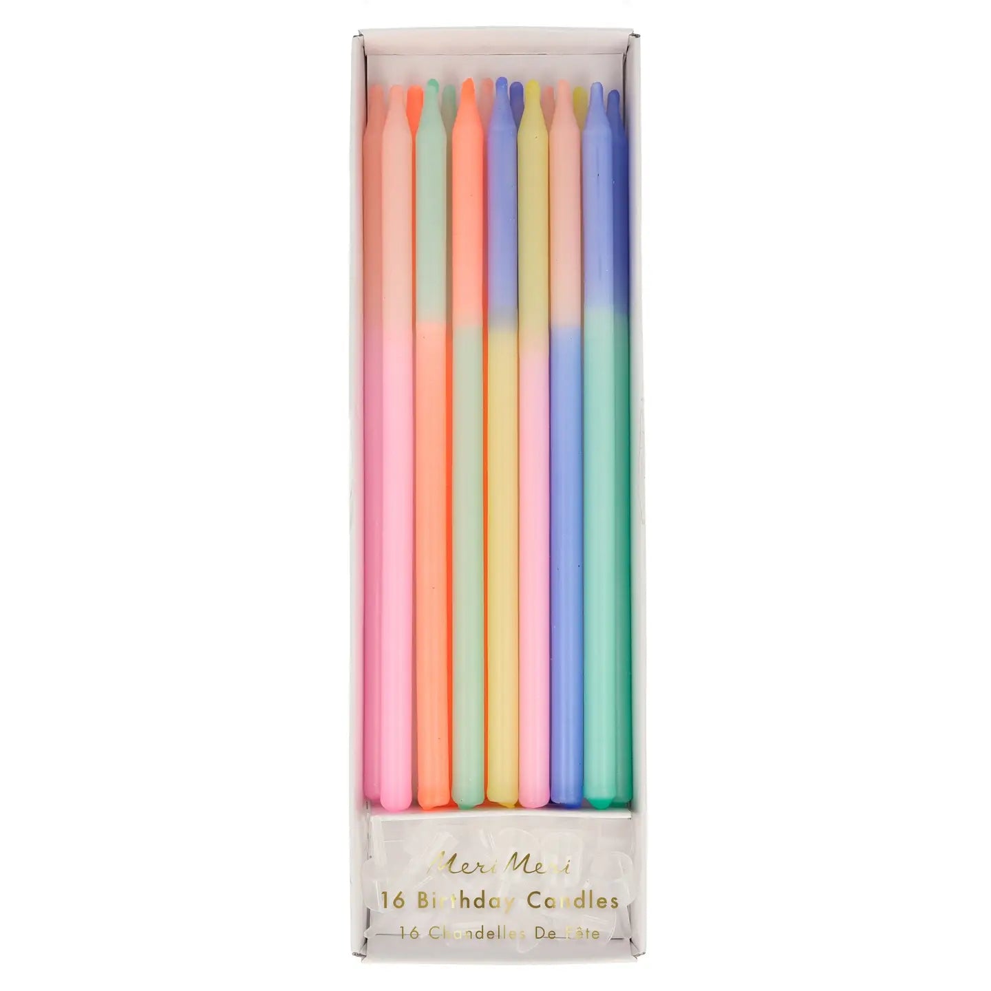 Multi Colour Block Candles image 0