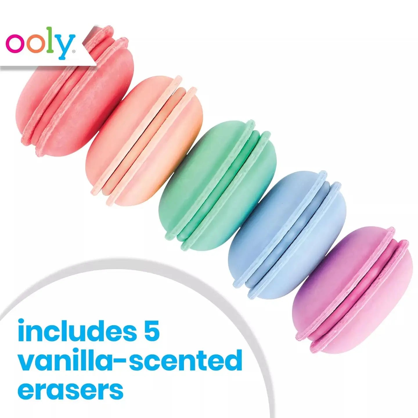 Le Macaron Patisserie Scented Eraser - Set of 5 image 1