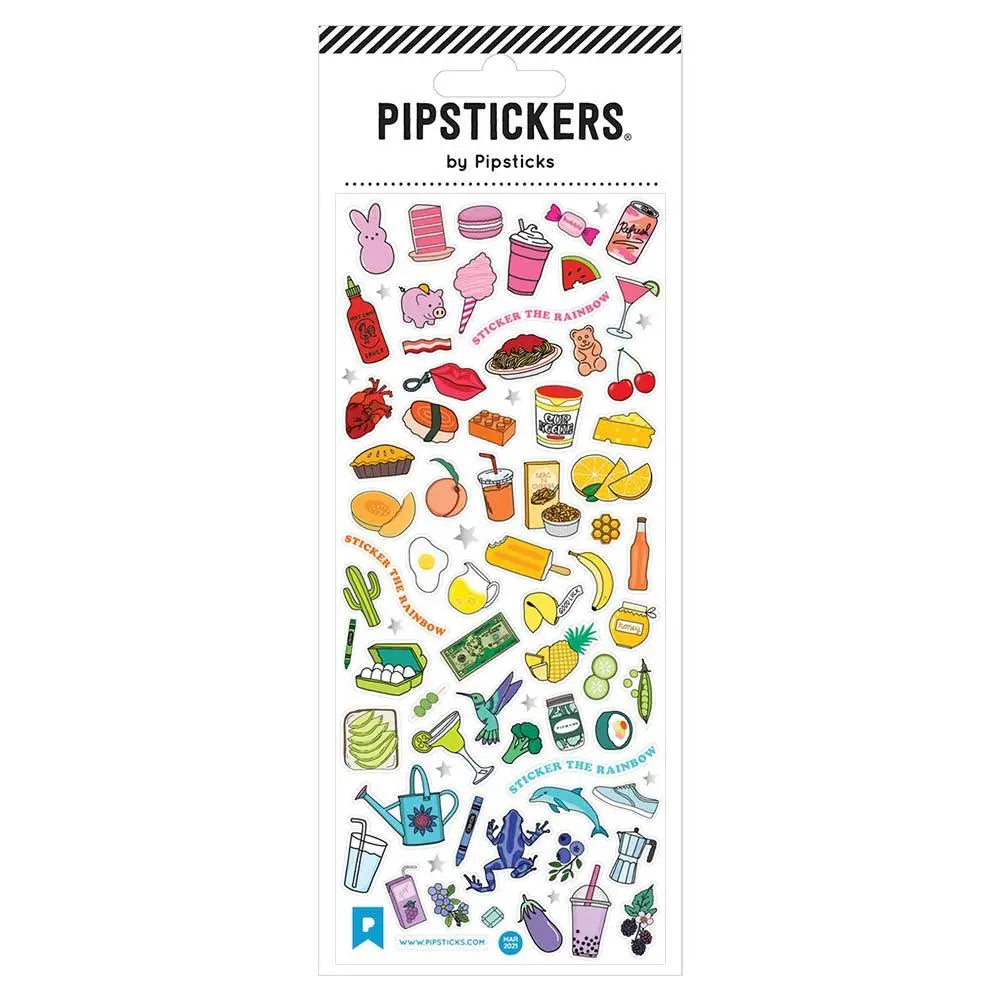 Sticker the Rainbow Pipstickers 3x7 image 0