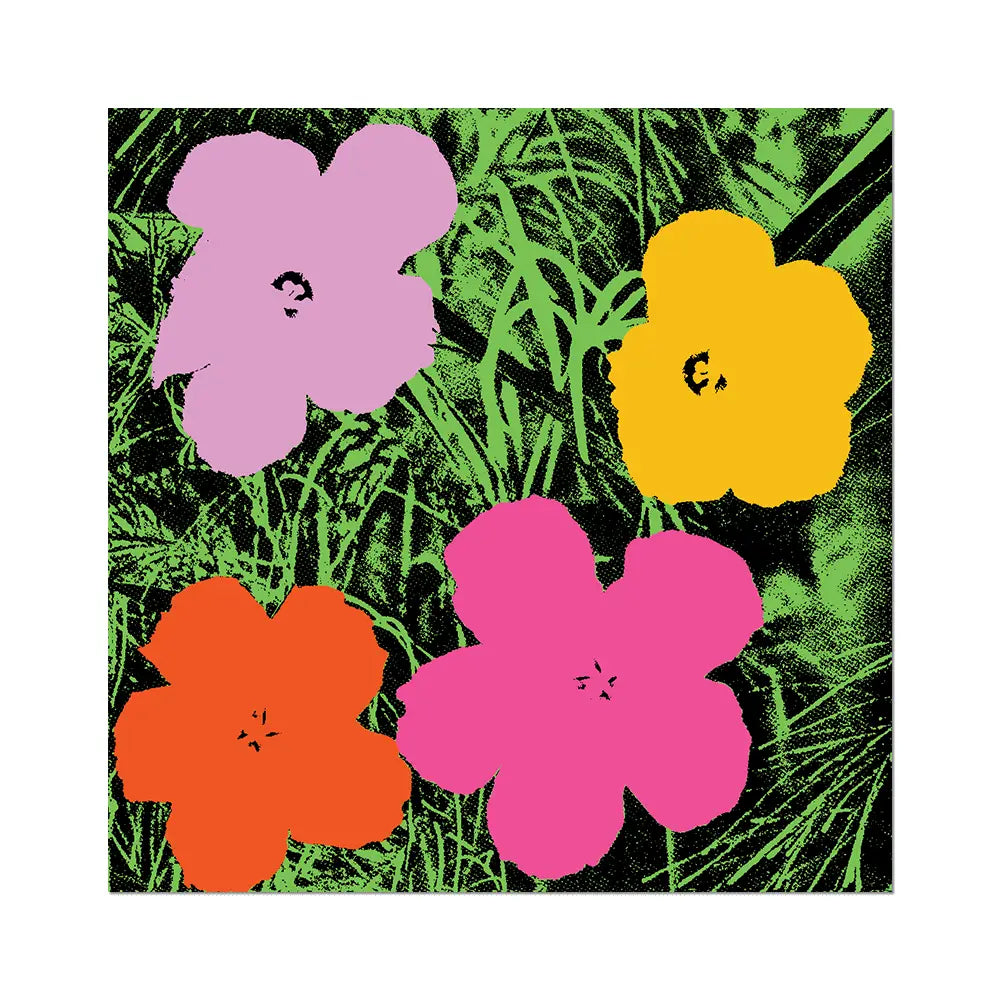 Flowers By Warhol - Die-Cut Sticker image 0
