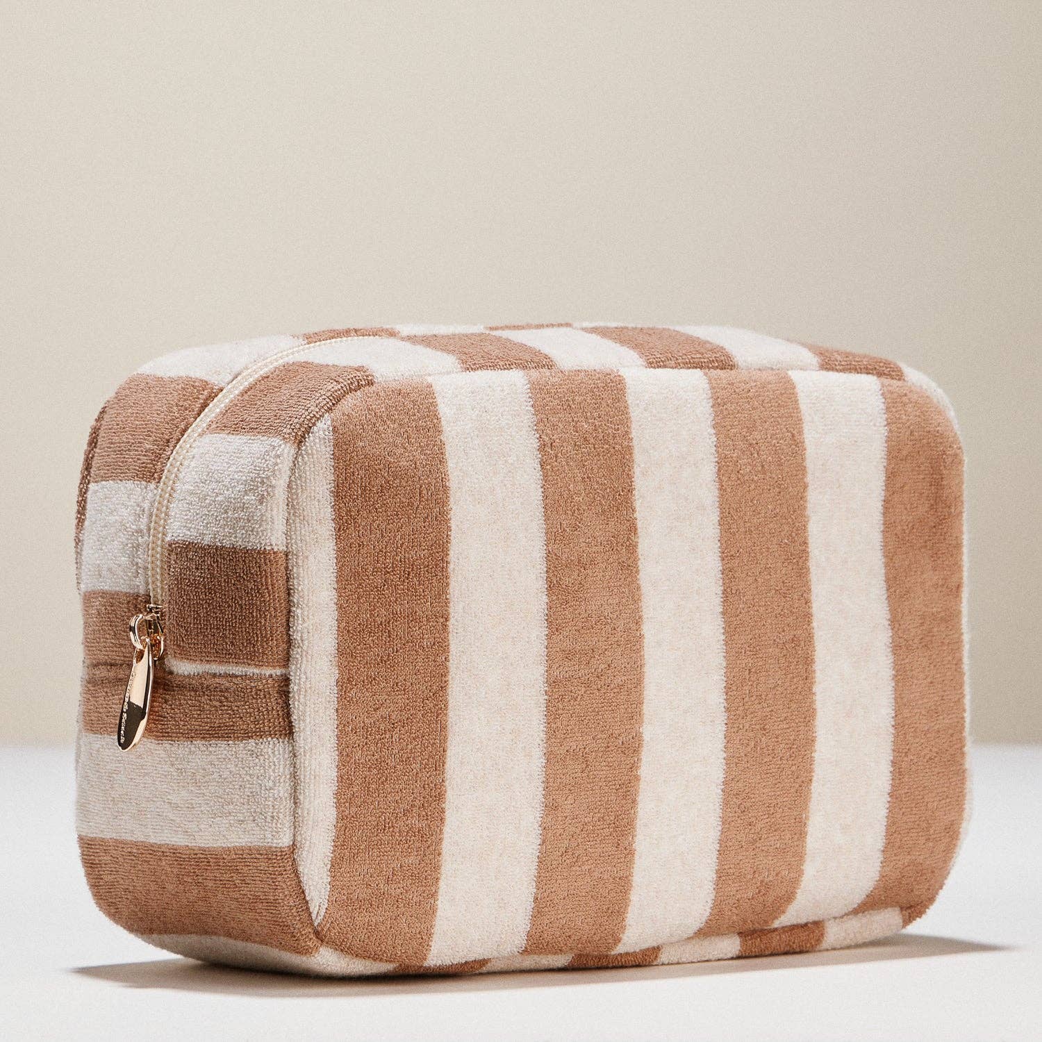 Striped Terry Fabric | Travel Pouch