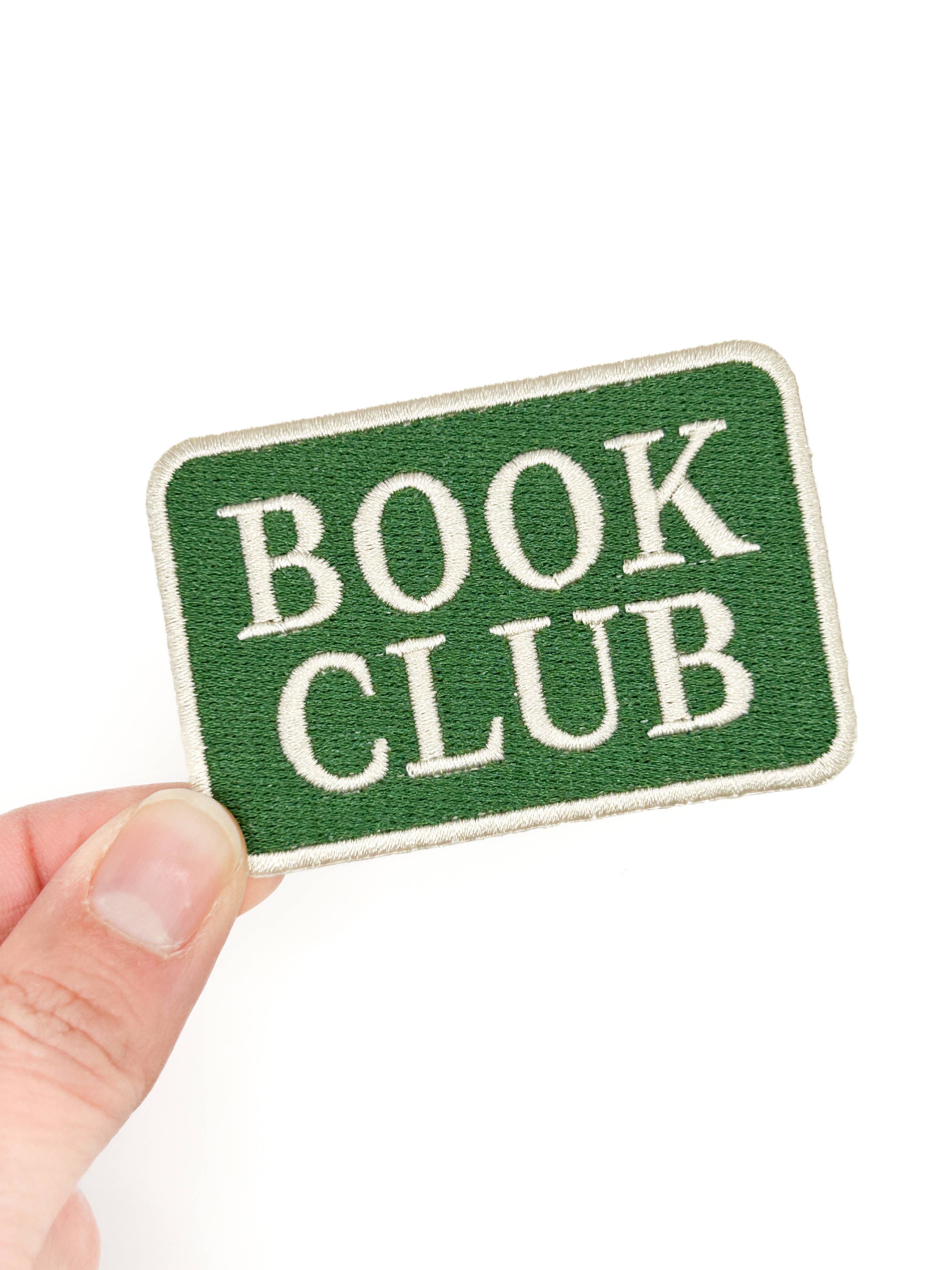 Book Club Patch – Embroidered Iron On Patch for Readers