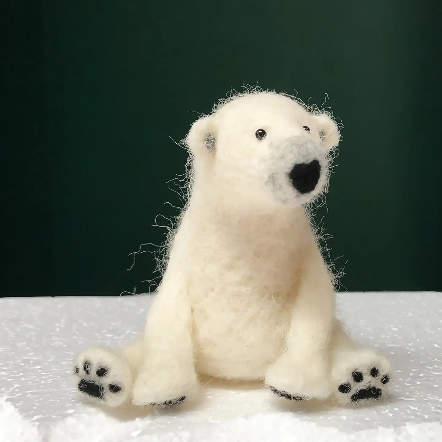 Needle Felting Kit - Polar Bear image 2
