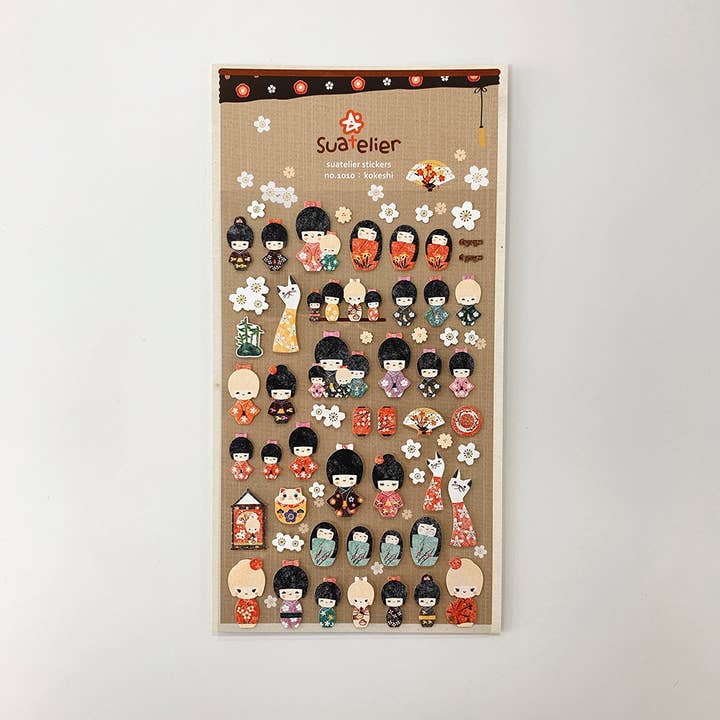 Daily Deco Stickers Sautelier Design Kokeshi image 0