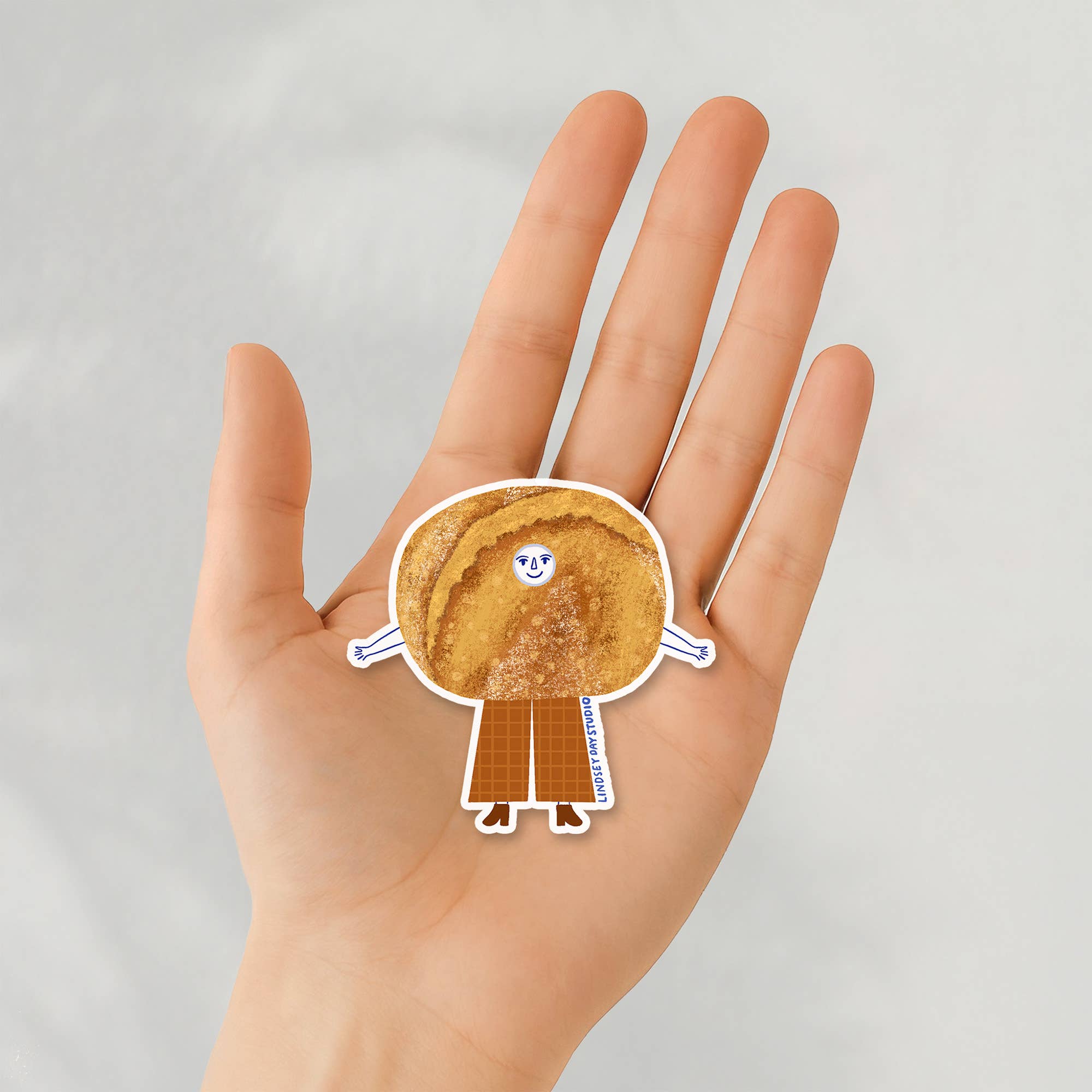 Sally Sourdough Sticker, Funny Sticker, Bread Food Sticker