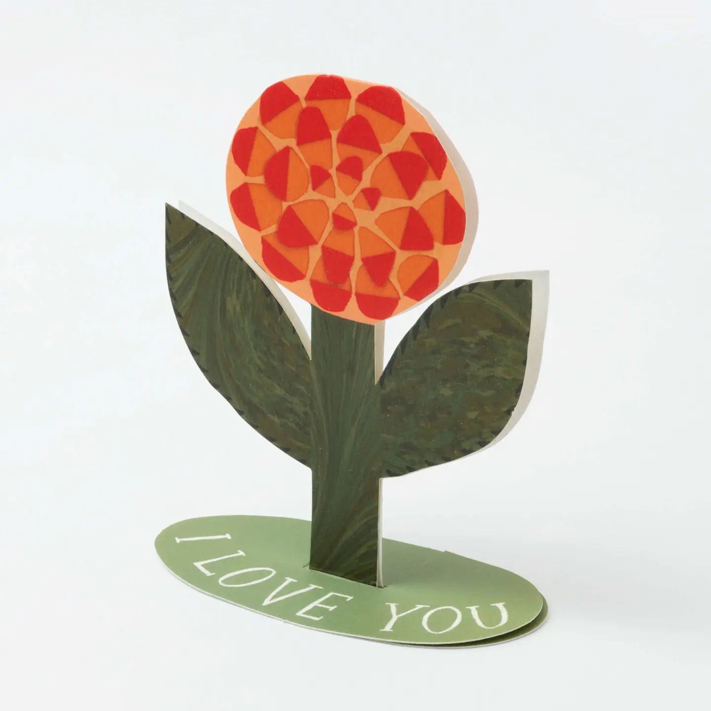 I Love You Rose Stand-Up Card image 0