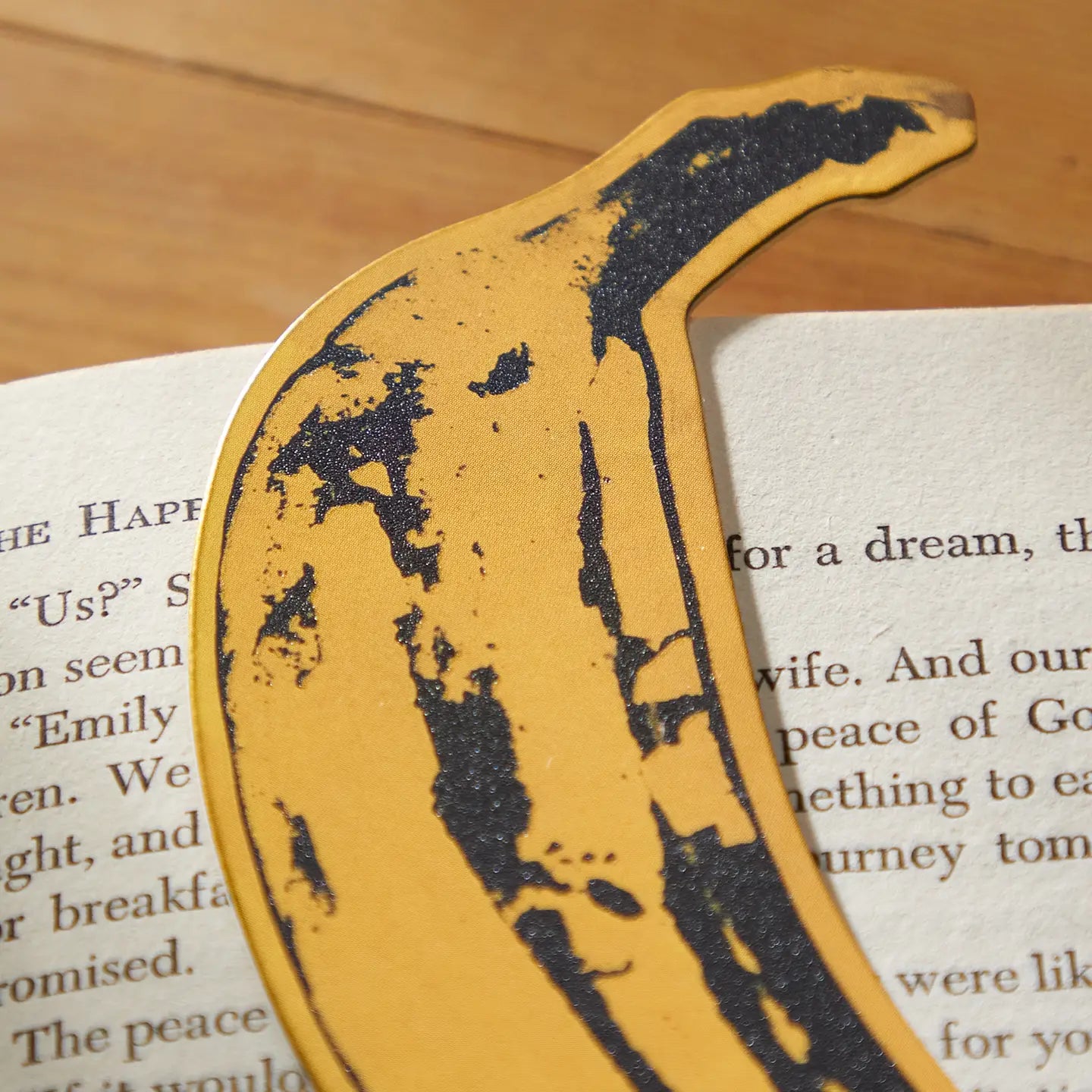 Warhol Banana Shaped Bookmark image 1