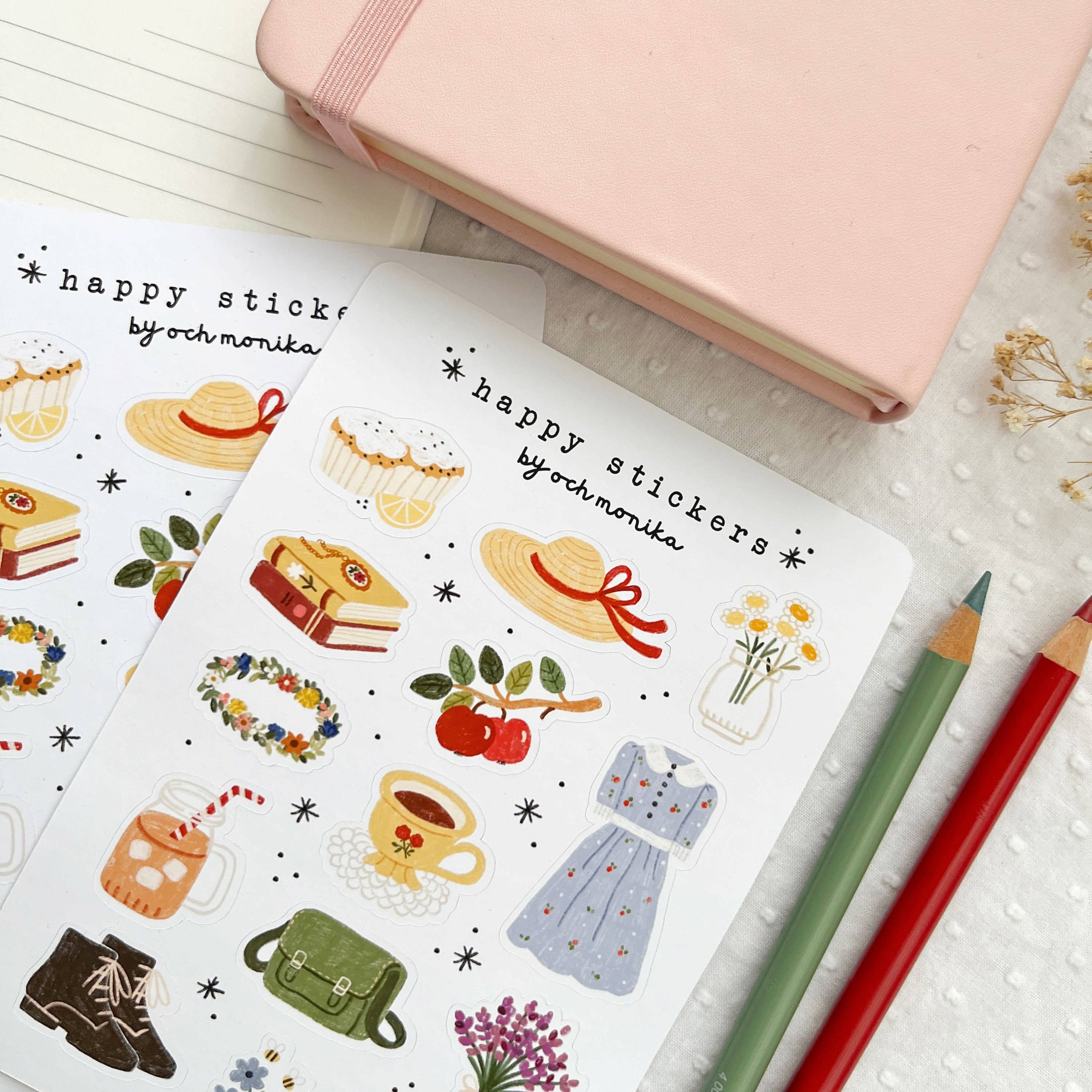 Late Summer - Planner & Journal Stickers | A6 Matte Paper