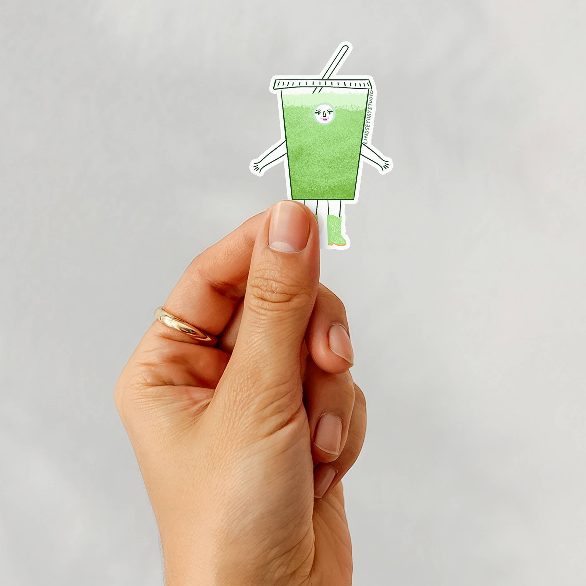 Molly Matcha Sticker, Funny Sticker, Food Sticker