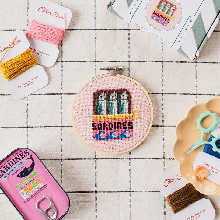 Sardines Cross Stitch Kit image 1