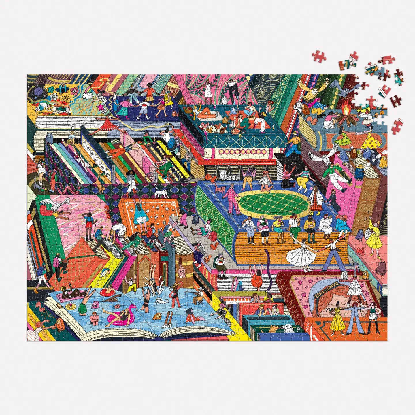 Novel Neighborhood 1000 Piece Foil Puzzle image 1