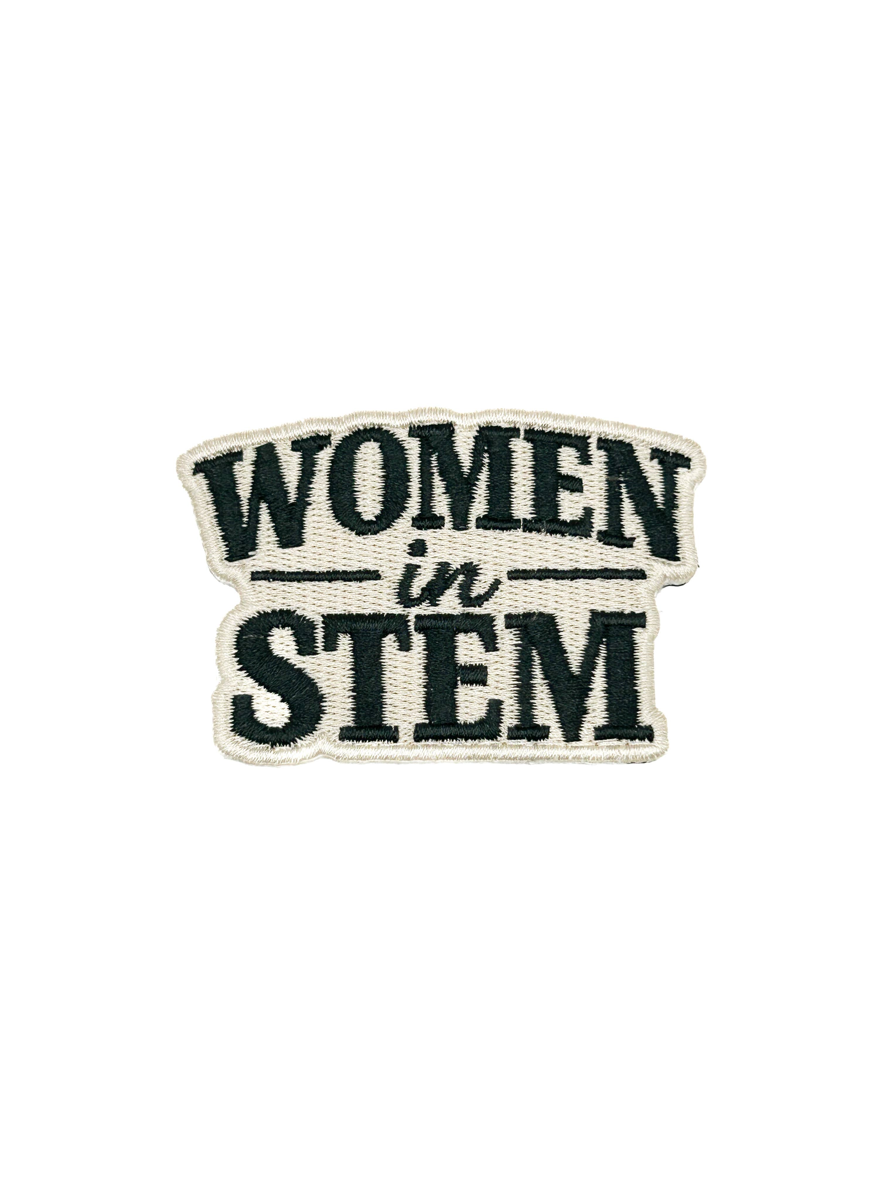 Women in STEM Embroidered Patch Empowerment Quote Patch