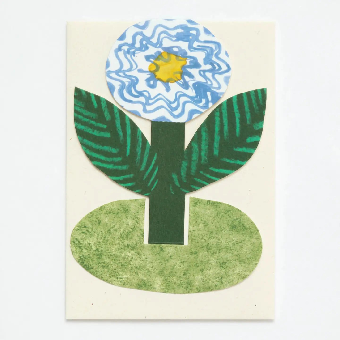 Blue Flower Stand-Up Card image 0